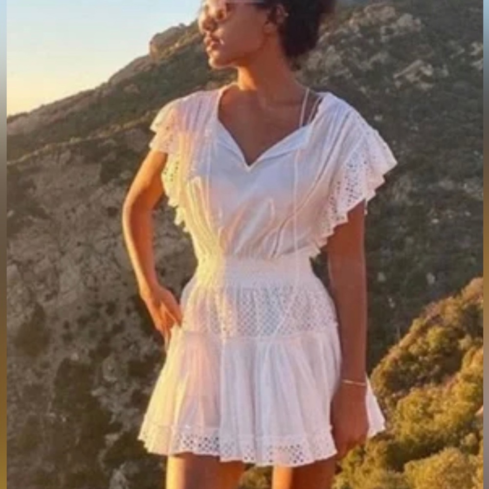 Miss Los Angeles Sarika Dress, white Misa Los Angeles mini dress